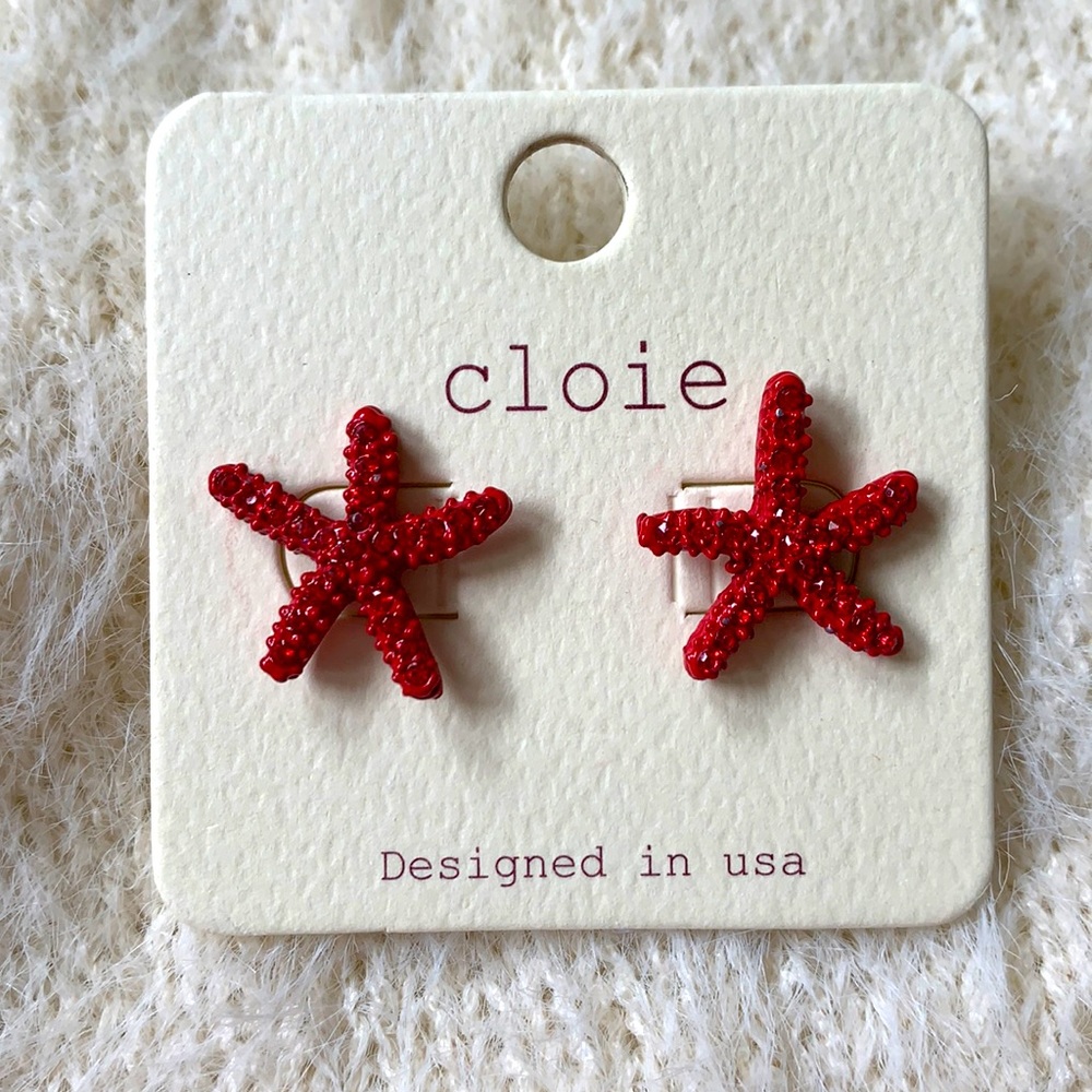Stunning starfish earrings